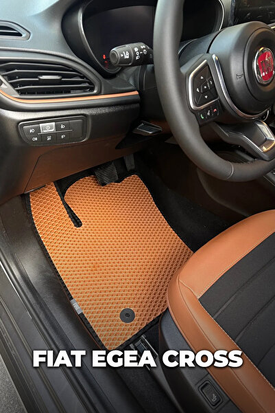 CARMAT Fiat Egea Cross Uyumlu  Premium Hücreli Eva Tam Paspas Takımı
