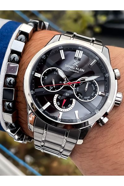 Daniel Klein All Functions Active Exculısıve Men Wrist Watch Bracelet Gift