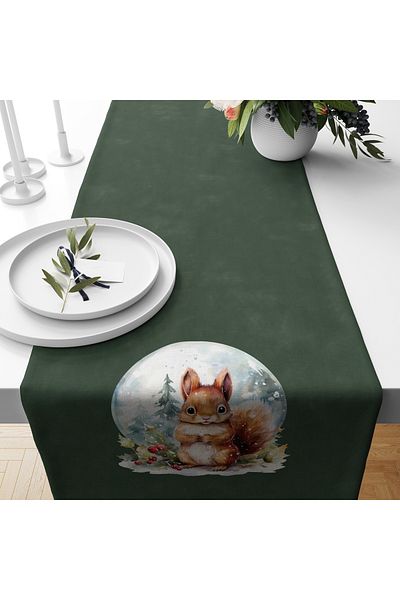 Filamente Χριστουγεννιάτικο μοτίβο Digital Printed Runner - Πρωτοχρονιάτικο 140x40 εκ