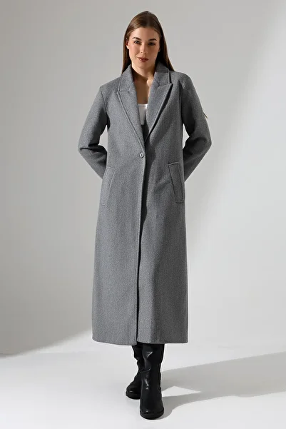 COCOCİX Down Coat Single Button 125cm Imported Fabric