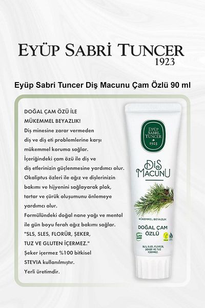 Eyüp Sabri Tuncer 90 ml Pine Extract Toothpaste - Buy 5 and Pay 4 by Rosie Cotton