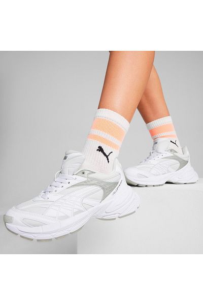 Puma Velophasis Jelly Glitter Women's White Sports Shoes