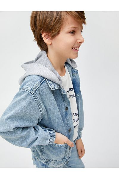 Koton Jachetă Indigo lejer pentru băiat