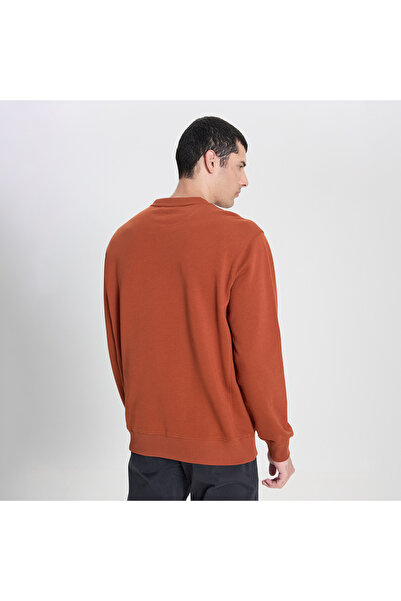 Lee Φούτερ με κανονική εφαρμογή με λαιμόκοψη 100% βαμβακερή κανέλα