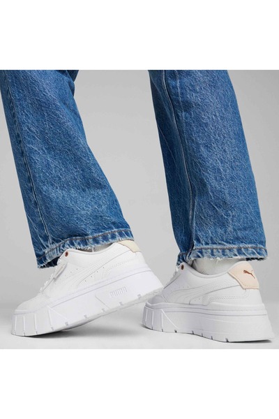 Puma Mayze Stack Soft Kadın Beyaz Sneaker