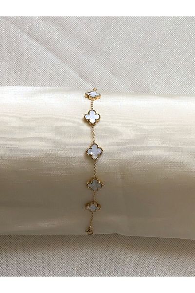 KOLYEM Tarnish Stainless White Bracelet