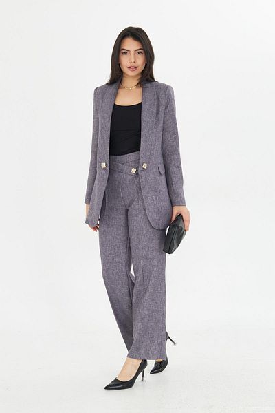 LOVELF Anthracite Square Buttoned Effect Suit