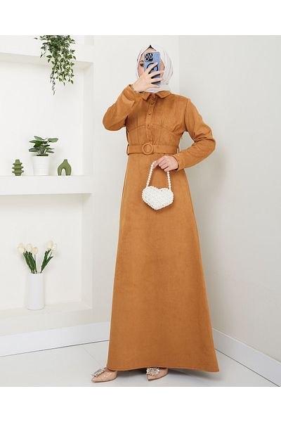 Zeynep Butik Winter Hijab Dress 1391