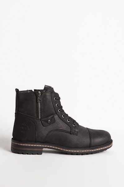 Hammer Jack 17400m Nubuck Δερμάτινες Μαύρες Ανδρικές Μπότες - Μοντέλο 102