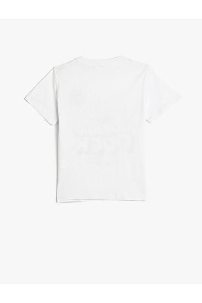 Koton Donald Duck T-Shirt Licensed Short Sleeve Crew Neck Cotton