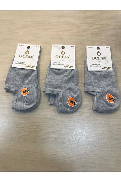 YUYİ Modal Seamless Invisible Triple Pack Antibacterial Sports Shoe Socks that do not peel off from the heel