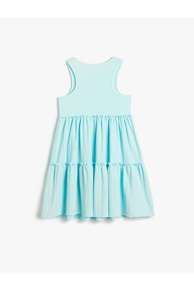 Koton Dress Midi Length Halter Neck Sleeveless Relaxed Cut