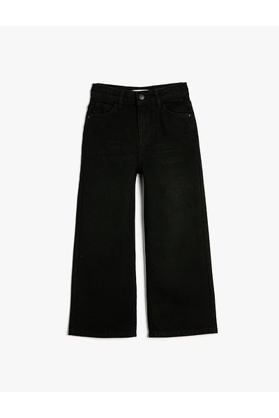 Koton Jeans Wide Leg Pocket Cotton - Wide Leg Jean