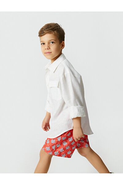 Koton Cămașă de in cu mânecă lungă