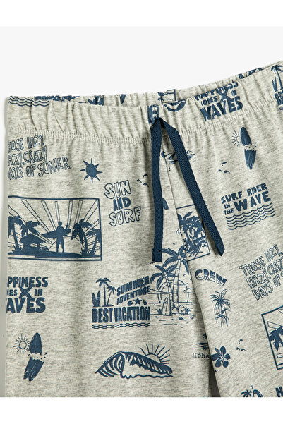 Koton Σορτς Δέσιμο Βαμβακερό στη μέση