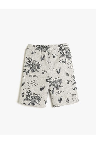 Koton Shorts Basic Cotton Tie Waist Pocket