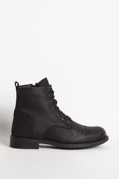 Hammer Jack 16742m Real Nubuck Leather - Μαύρες ανδρικές μπότες