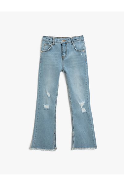 Koton Girl's Light Indigo Jeans