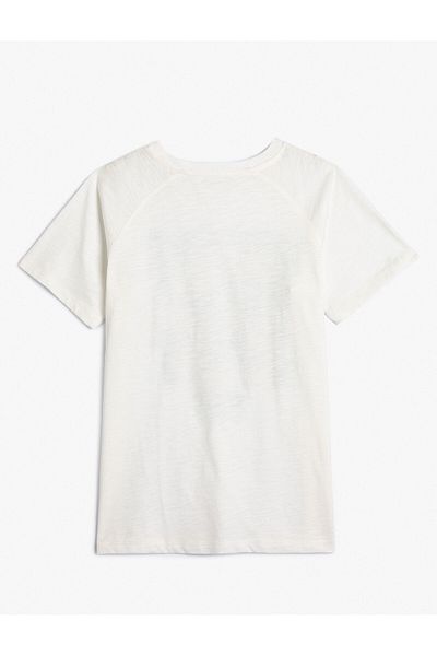 Koton T-Shirt Ataturk εμπριμέ κοντομάνικο βαμβακερό