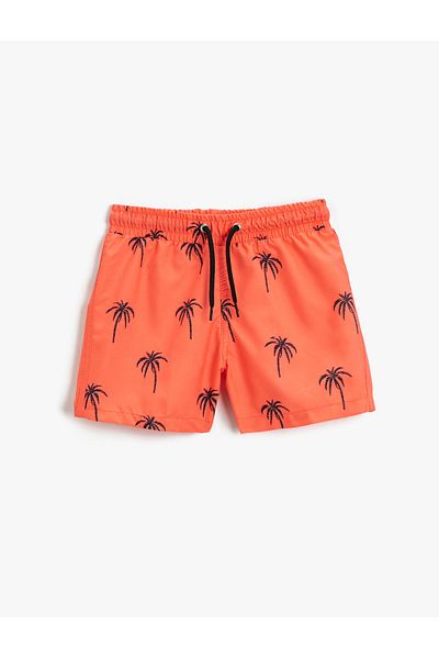 Koton Badeshorts mit Palmenmuster