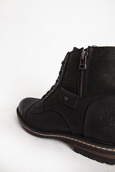 Hammer Jack 17400m Nubuck Δερμάτινες Μαύρες Ανδρικές Μπότες - Μοντέλο 102