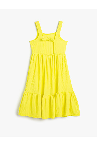 Koton Sima sárga lány térd alatti ruha