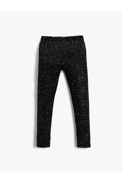 Koton Shiny Leggings Cotton with Elastic Waist