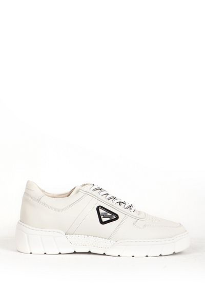 MARCOMEN Ανδρικά παπούτσια από γνήσιο δέρμα - Casual, Lace-up, Casual, Off White, 19503