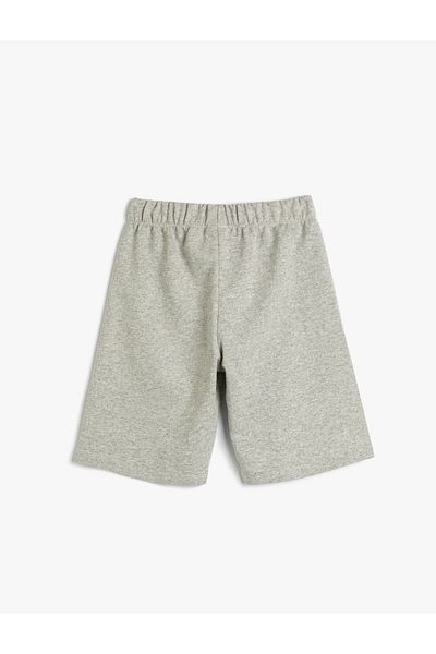 Koton Shorts mit Taillenschnürung, bedruckt