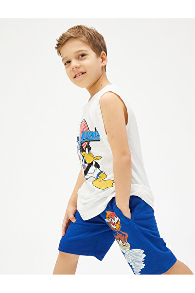 Koton Βαμβακερό αμάνικο λαιμόκοψη Dorlock Homes Tank Top