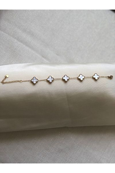 KOLYEM Tarnish Stainless White Bracelet