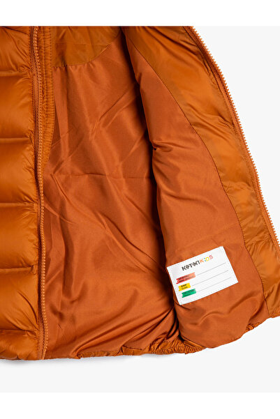 Koton Stand Collar Puffer Vest with Zippered Pockets