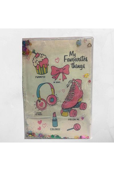 Mikro Glitter Sequin Watery Cover Notebook