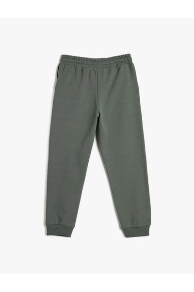 Koton Jogger-Jogginghose, Taillenbund, Taschendruck, detailliert