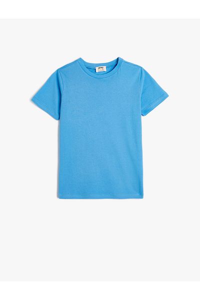 Koton Tricou de bază din bumbac cu mânecă scurtă