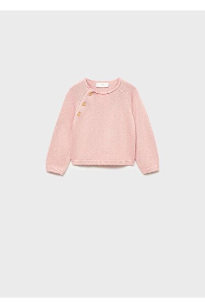 MANGO Baby Düğme Detaylı Örgü Kazak