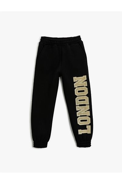 Koton Jogger Sweatpants with Elastic Waist Pocket