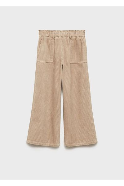 MANGO Kids Κοτλέ παντελόνι με τσέπες