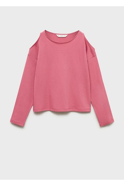 MANGO Kids Zerrissenes Langarm-T-Shirt