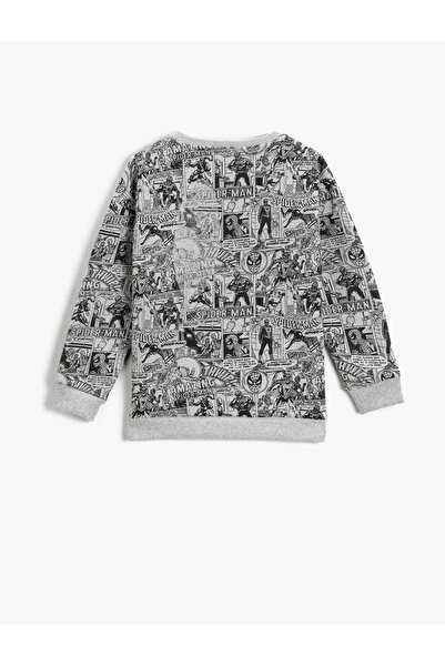 Koton Sweat Spider Man Nyomtatott Licensed Crew Neck