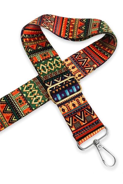 Gloria Polyester Bag with Adjustable Sleeves - Siesta Pattern (120 cm) / Phone Strap