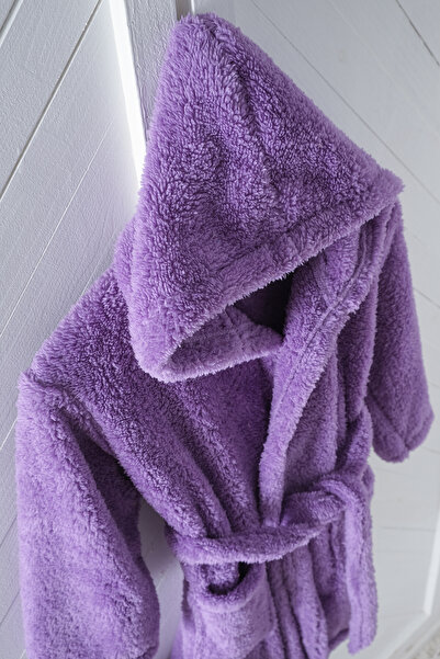 MEYN COLLECTİON Welsoft Plush Hooded Children's Dressing Gown