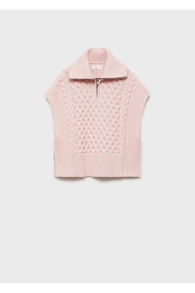 MANGO Kids Knitted Patterned Knitwear Vest