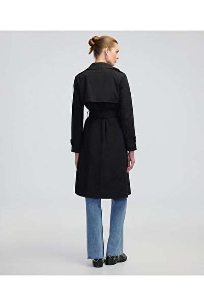 İpekyol Kuşaklı kruvaze trençkot