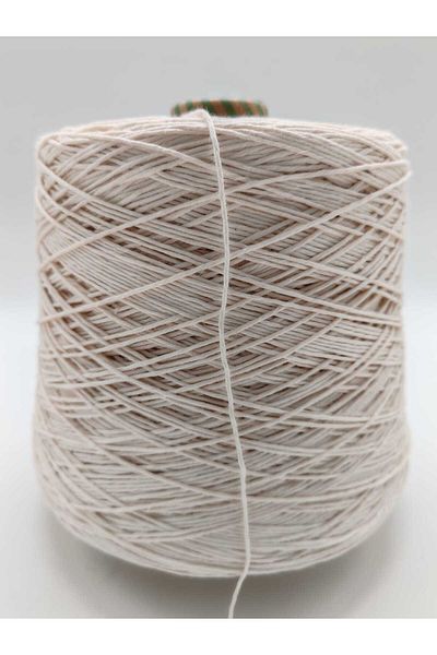 kumasfabrik (1 Kg) βαμβακερό νήμα πλεξίματος χειρός/νήμα μοτίβου/νήμα διάτρησης/νήμα τρέξιμο/νήμα τσάντας/100% βαμβακερό-κρεμ χρώμα
