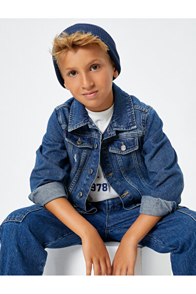 Koton Kot Ceket Kapaklı Cepli Pamuklu Uzun Kollu