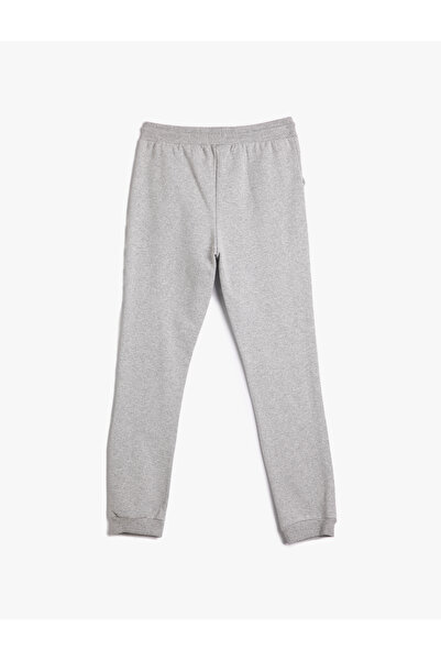 Koton Jogger Eşofman Altı Cepli Beli Bağlamalı Baskı Detaylı