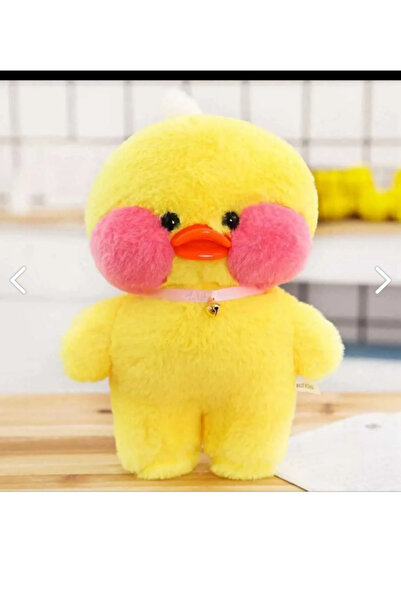 Funlas Hediyelik Lalafanfan Duck Gözlüklü Çantalı Sevimli Ördek Oyuncak Peluş Doğum Günü Hediyelik