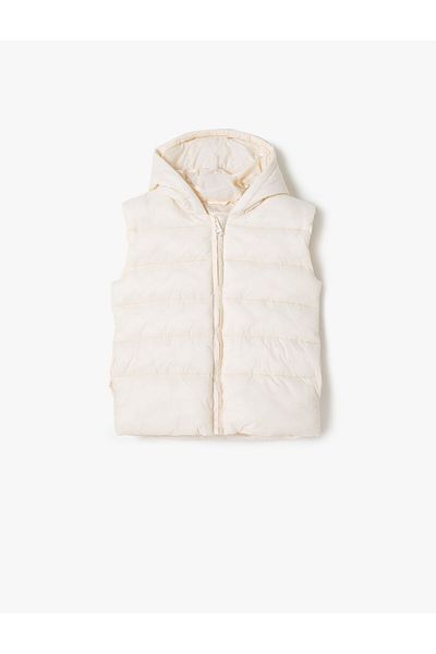 Koton Hooded Basic Puffer Vest