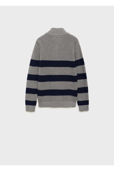 MANGO Kids Yakası fermuarlı kazak